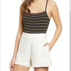 BP. Stripe Tank Bodysuit
XS | Black Naomi Stripe